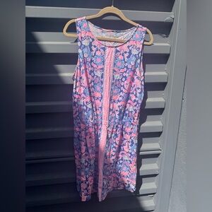 Lilly Pulitzer Pink and Blue Floral Dress